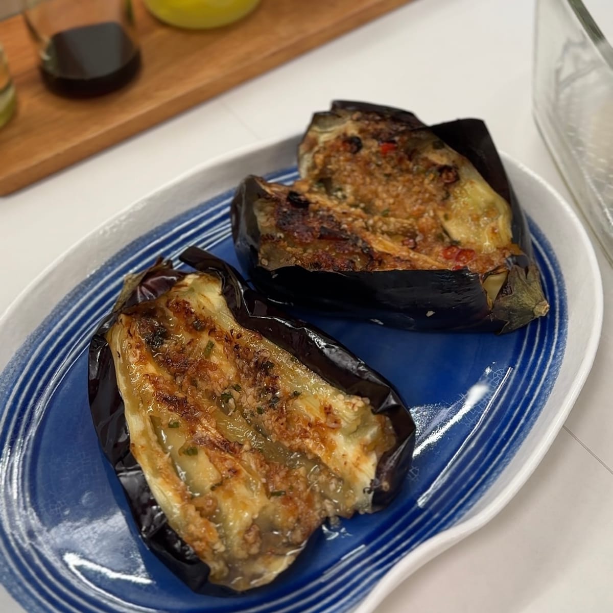 Roasted Eggplant with Garlic
