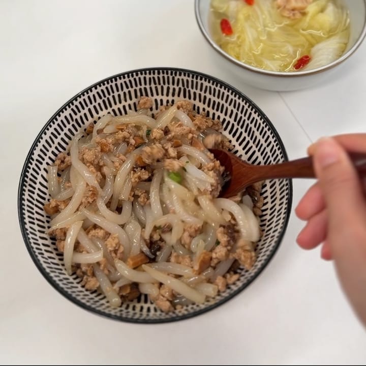 Minced Meat Mee Tai Mak (肉碎米台目）