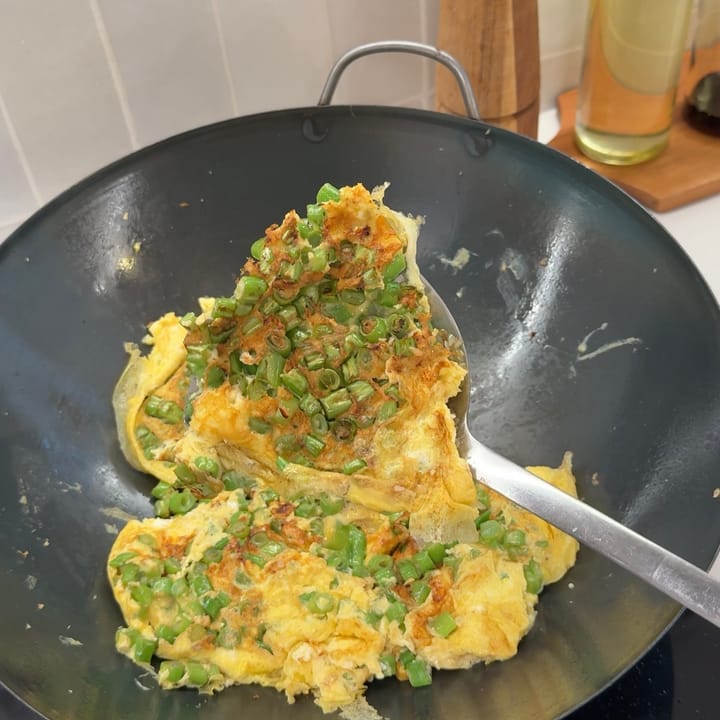 French Bean Egg Omelette